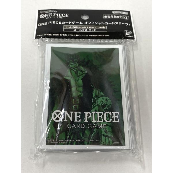 【併売商品】 ONE PIECE カードゲーム　オフィシャルカードスリーブ 1　ユースタス・キッド 【未開封品】　【中古】