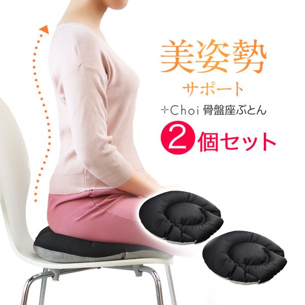 2個セット 腰痛 椅子 クッション オフィス 在宅勤務 椅子用クッション 姿勢 グッズ デス クワーク オフィスチェア 黒 骨盤座ぶとん プラスチョイ 宅配便a Buyee Buyee 日本の通販商品 オークションの代理入札 代理購入