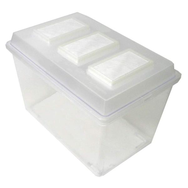 【商品名】　シーラケース プラスチックコバエをシャットアウト昆虫飼育ケース クワガタ用 コバエシャッター中フタ・本体 【商品説明】　・※セパレータ（仕切り板）は別売りです・他に「タイニー」「ミニ」「小」「大」サイズがあります・別売パーツのセ...