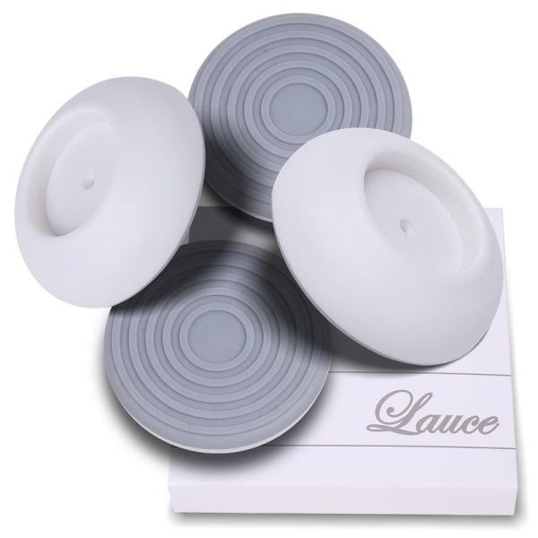 【商品名】　保育士推薦 Lauce ベビーゲート ペットゲート つっぱり棒 ウォールセーバー 柵 壁保護 滑り止め 安全規格認証 (4個) 【商品説明】　・【素材/外観】 安全規格のSGS/FDA認証取得済みの素材（食品等級シリコン）+ 非...