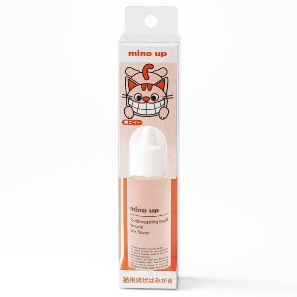 【商品名】　マインドアップ 猫口ケア猫用液状はみがき ミルクフレーバー 【商品説明】　・研磨材不使用の安全な液状歯みがきです。歯垢対策、口臭対策に使用して猫ちゃんの口腔ケアにお役立てください。猫ちゃんも喜ぶミルクフレーバー。 【サイズ】　高...