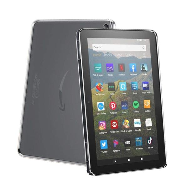 【商品名】　For Fire HD 8 / Fire HD 8 Plus （2022 / 2020） ケース ファイヤーエイチディー8 / 8プラス 2 【商品説明】　・【優れた保護性能】衝撃吸収性の高いTPU素材で落下衝撃から本体をしっか...