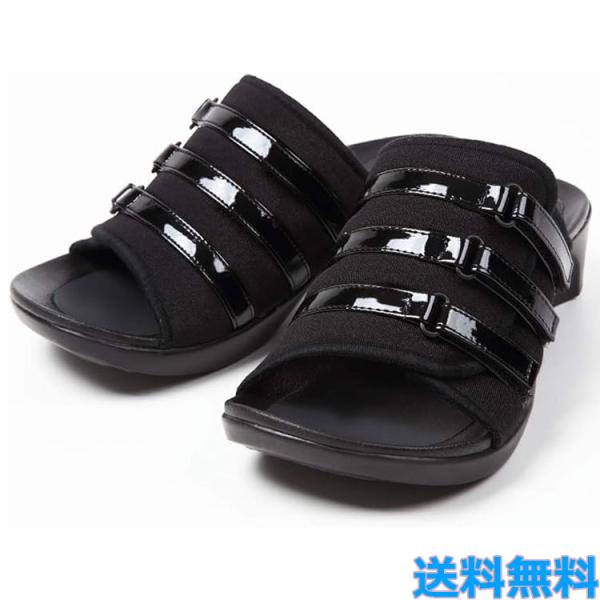 多くの女性が抱える足の悩み・・・　思った以上に足が疲れる　長距離を歩いたら、とにかく足が痛い　母趾が外反し、痛みが気になる　膝や腰、関節への負担を何とかしたいこの様なお悩みに応える機能がこちら　独自のフットベッドとサポート構造が、足の負担を...