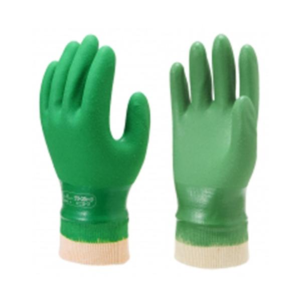 グリーンジャージ ビニローブ S 品番：S-600 【メール便発送可（1個