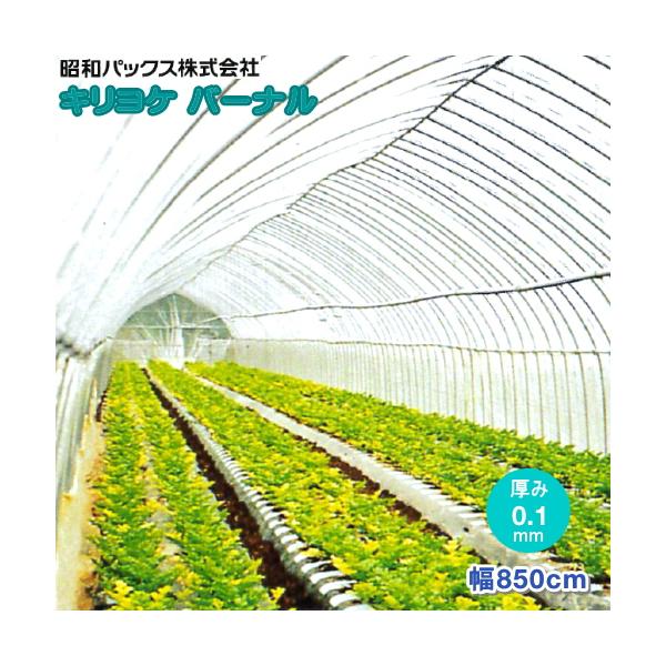 農POフィルム キリヨケバーナル 厚さ0.1mm 幅850cm 数量で長さ(m)指定
