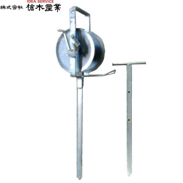 縄たぐり機 槍木産業 ロープリル うね立て紐巻取り器 逆回転防止機能付き : 農家の