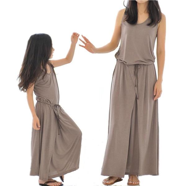 二点送料無料親子 ワンピースペアルック ワンピース 大人 女の子 キッズ 子供服 シンプル カジュアル 無地 マキシ ロングワンピース ワンピース 姉妹 ペア服 Buyee Buyee 日本の通販商品 オークションの代理入札 代理購入