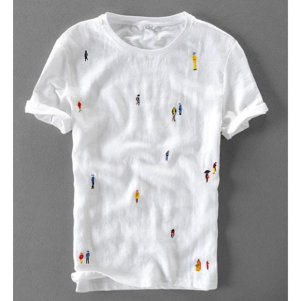 綿麻tシャツ二点送料無料tシャツ日系メンズカジュアルトップス半袖 ティシャツ快適 T Shirt スウェット綿麻 着回しお洒落 刺繍m 2xl大人 Buyee Servis Zakupok Tretim Licom Buyee Pokupajte Iz Yaponii