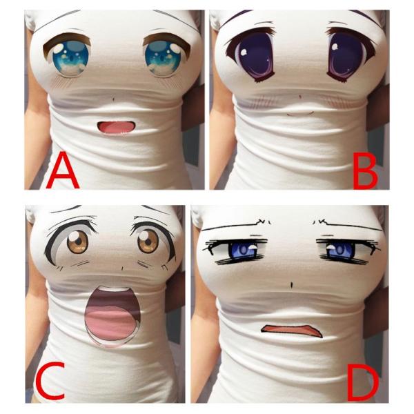 レディースtシャツ 3dプリント二点送料無料オリジナル ヒップホップ おもしろ おしゃれ可愛い表情顔 プレゼント 男女兼用ファッション 選べる 4種類 おっぱい Buyee Buyee Japanese Proxy Service Buy From Japan Bot Online