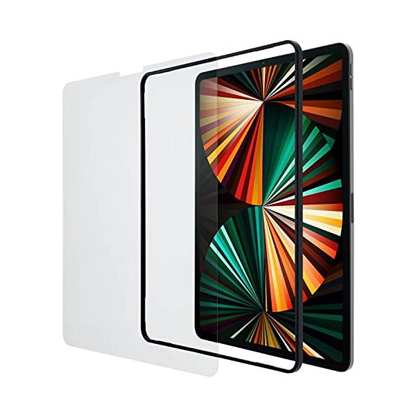 他サイト： エレコム iPad Pro 12.9 第6/5/4/3世代 (2022/2021/2020/2018年) 液晶保護 ガラスフィルム ガイドフレーの商品画像