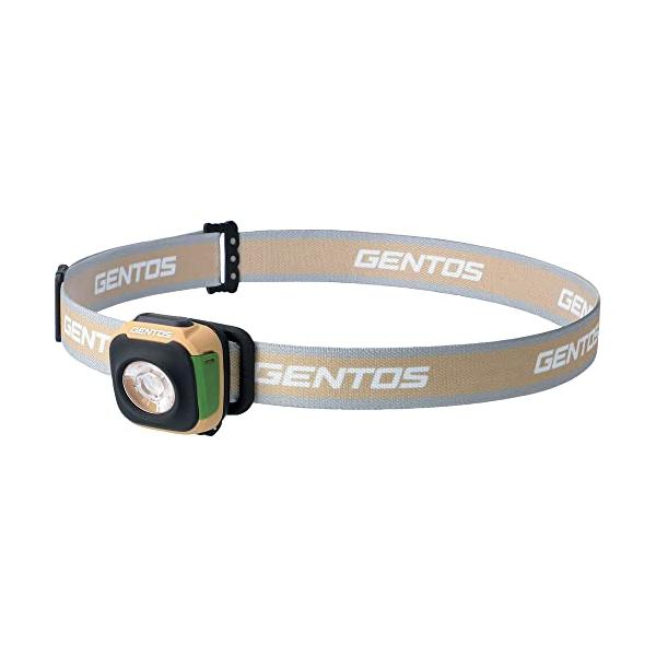 GENTOS(ジェントス) LED ヘッドライト USB充電式(充電池内蔵) 260ルーメン 防水 軽量50g CP-260RAB オータムブラ