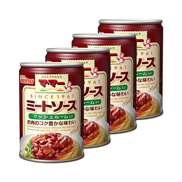 他サイト： マ・マー ミートソース マッシュルーム入り 290g×4個の商品画像