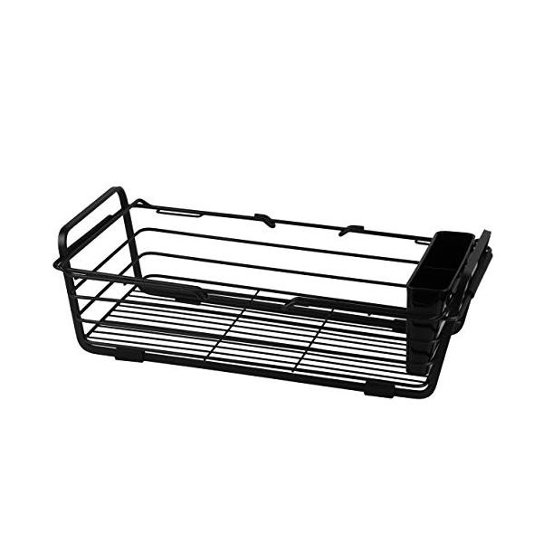 他サイト： 【BLKP】 パール金属 食器 水切り かご スライド式 丈夫な平型ワイヤー 限定 ブラック BLKP 黒 AZ-5097の商品画像