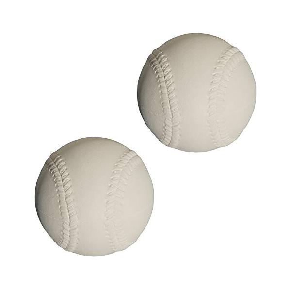 ・ホワイト  ・サイズ(1個)：直径約72mm材質：スポンジ/天然ゴム(中空)・カラー：ホワイト重量(1個)：約70g・キャッチボール、ハンドベースボールや三角ベースなどの野球ゲームや野球教室などに最適な柔らかいボール投げることの初めてを共...