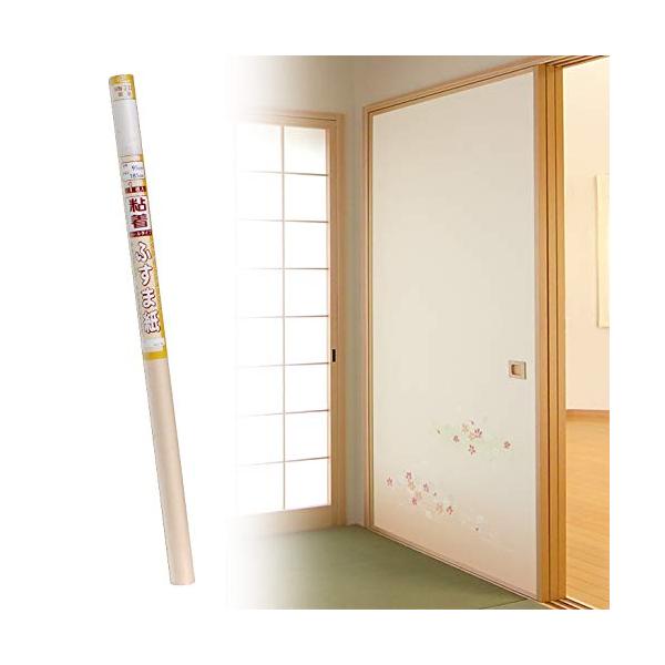 他サイト： 菊池襖紙工場 粘着襖紙 KN-232 爛漫 95×185cm 1枚入 KN232 襖 ふすま 壁紙 張替え 本体: 奥行5cm 本体: 高さ100の商品画像
