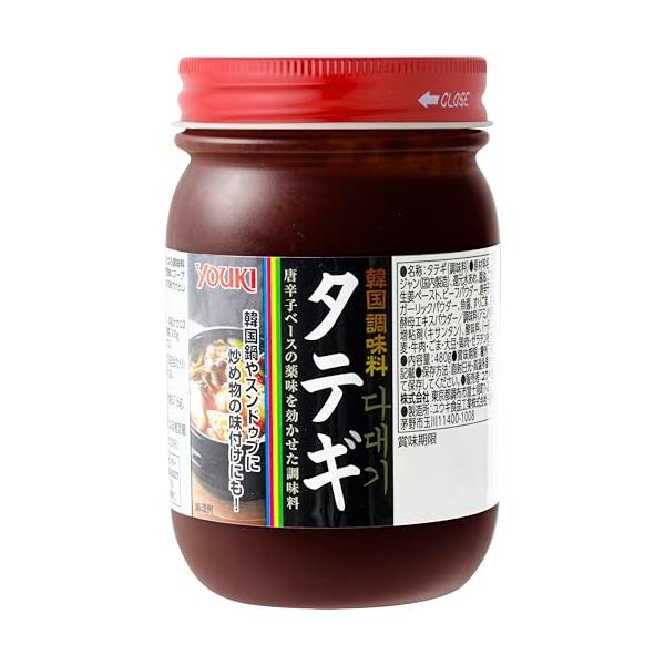 -/480g/-・Size:480g・内容量:480g・韓国料理のベースとなる調味料・鍋、炒め物、焼肉のたれなどに・原材料：コチジャン（国内製造）、還元水あめ、醤油、ごま油、生姜ペースト、ビーフパウダー、唐辛子粉末、ガーリックパウダー、魚醤...