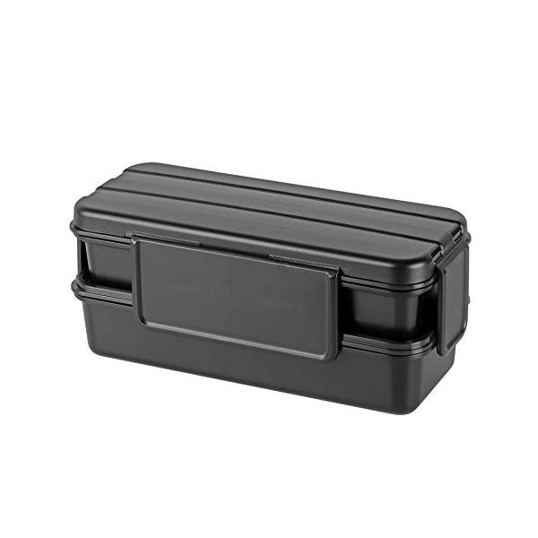 BLKP】 パール金属 弁当箱 二段 日本製 限定 ブラック 電子 レンジ