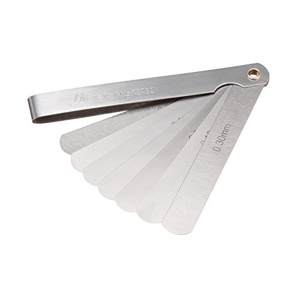 他サイト： シンワ測定(Shinwa Sokutei) シックネスゲージ B 100mm 9枚組 73780の商品画像