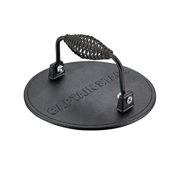 他サイト： キャプテンスタッグ(CAPTAIN STAG) アウトドア キャンプ用品 BBQ グリルミートプレス UG-3285の商品画像