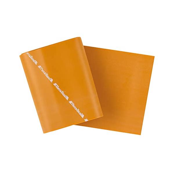 セラバンド(THERABAND) トレーニングチューブ バンドタイプ 2m TBB-7 ゴールド 強度レベル+5