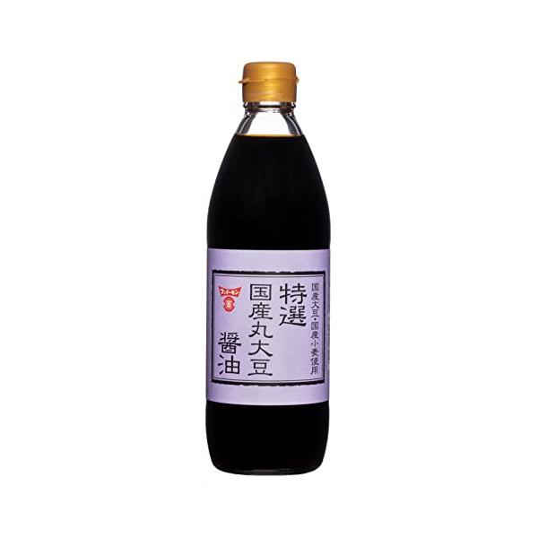 他サイト： フンドーキン油 特選国産丸大豆醤油 500ml×3本の商品画像