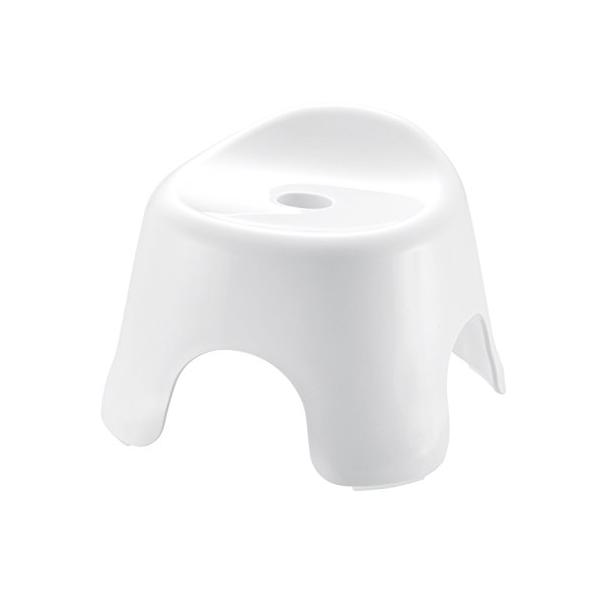 キッズ用腰かけホワイト/26.3×25.2×20.3/029892・PatternName:腰かけ・パッケージ個数:1・サイズ:26.3×25.2×20.3cm・材質:ポリプロピレン、ポリエチレン・原産国:中国・耐荷重:30kg