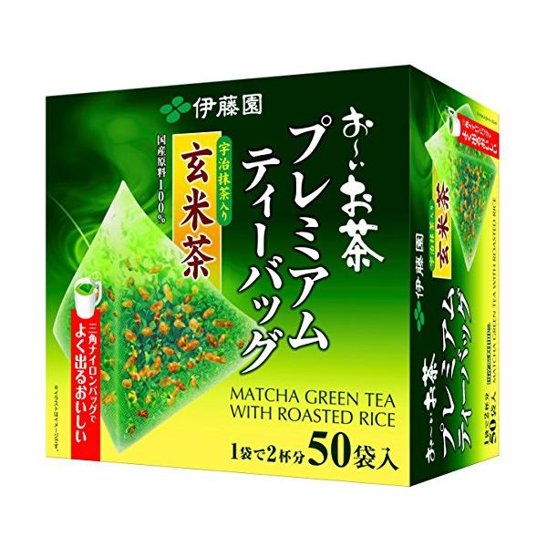 他サイト： 伊藤園 おーいお茶 プレミアムティーバッグ 宇治抹茶入り玄米茶 2.3g ×50袋の商品画像