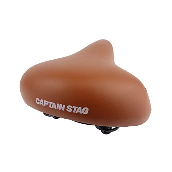 他サイト： キャプテンスタッグ(CAPTAIN STAG) 自転車 サドル ソフトサドル ブラウン Y-7095 製品サイズ:(約)の商品画像