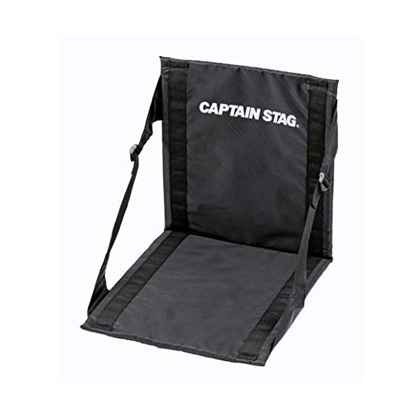 他サイト： キャプテンスタッグ(CAPTAIN STAG) キャンプ用品 折りたたみ椅子 ザブトン チェア マット FDチェアマット ブラック グラシア Uの商品画像