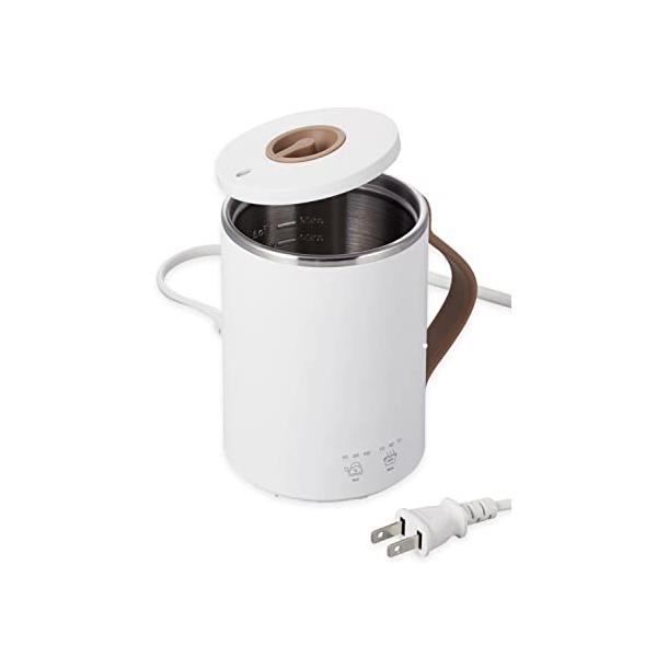 エレコム マグカップ型電気なべ 電気ケトル 350mL Cook Mug クックマグ