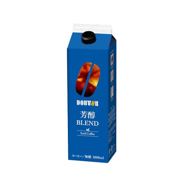 ドトールコーヒー アイスコーヒー芳醇ブレンド無糖 1000ml : 雑貨屋