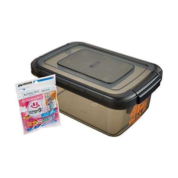 ・スモーク 5.5L KMC-39・・Color:スモークSize:5.5LStyle:通常タイプ・カメラや交換レンズをはじめ、メモリーカードなど湿度やホコリを嫌うものを収納するのに最適です。・容量: 5.5L・外寸法: W330×H135...