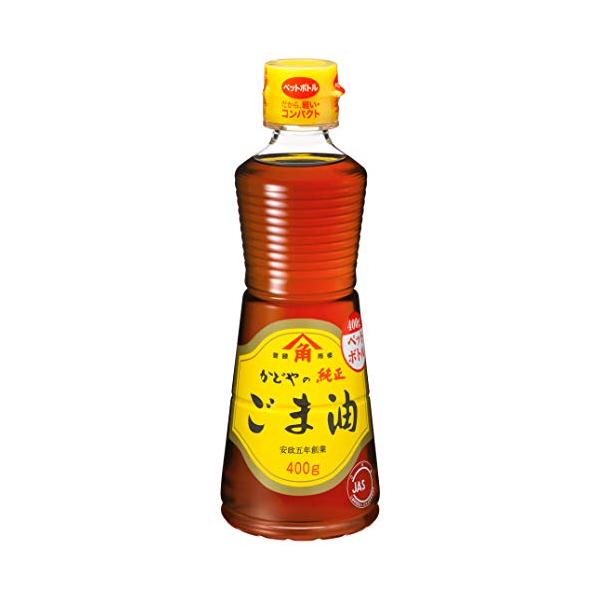 他サイト： かどや 金印 純正ごま油PET 400gの商品画像