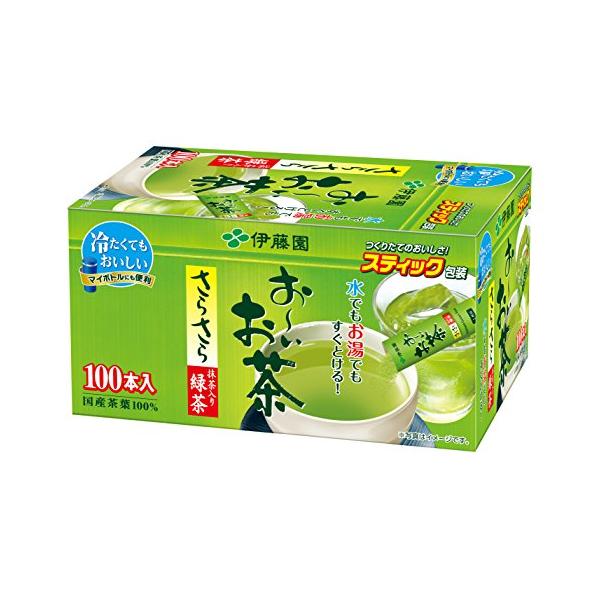 伊藤園 おーいお茶 抹茶入りさらさら緑茶 スティックタイプ 0.8g×100本