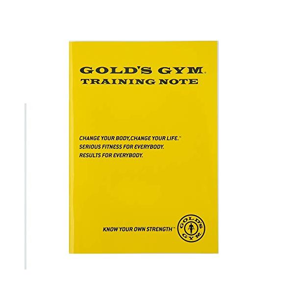 ゴールドジム(GOLD'S GYM) トレーニングノートG9500 G9500 : 雑貨屋