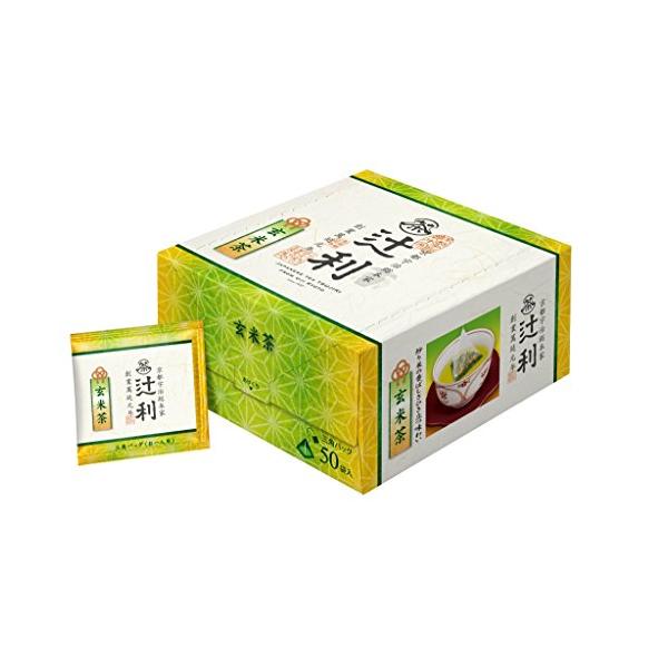 他サイト： 辻利 三角バッグ 玄米茶 50Pの商品画像