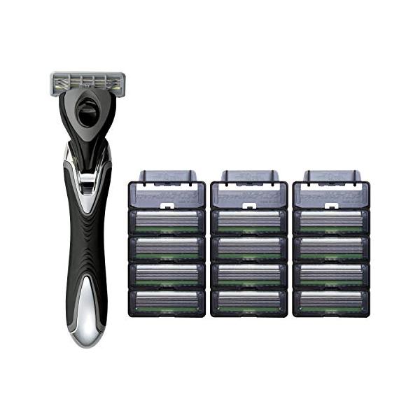 ひ げ そり・ブラック 14個アソート ・サイズ:1本+13枚・原産国:日本・内容量:1本+13枚・対象性別:male