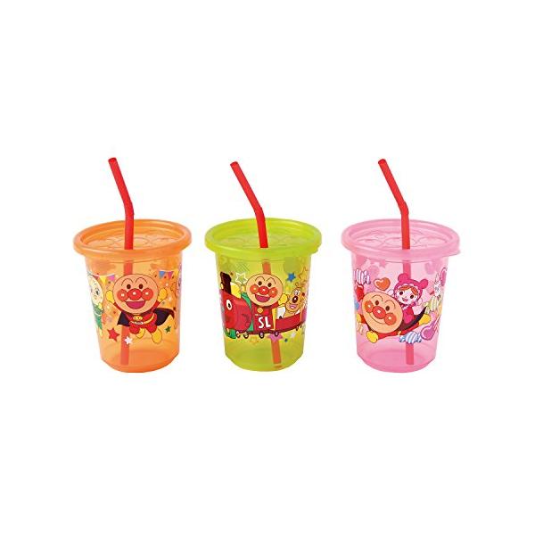 他サイト： レック アンパンマン ストローカップ 3個入 パート2 (3色別柄)の商品画像