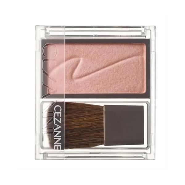 セザンヌ チークブラッシュ01 フォギーローズ 2.2g ローズピンクカラー なじみ発色 血色チーク