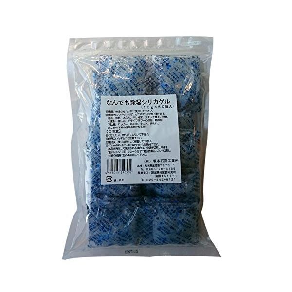 他サイト： シリカゲル乾燥剤「なんでも除湿シリカゲル」10g×50P(PP)の商品画像