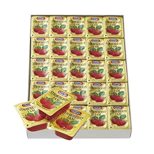 他サイト： クラフト ストロベリージャム 14g×50個 [ いちごジャム イチゴジャム 小分け 使い切り 個包装 ]の商品画像