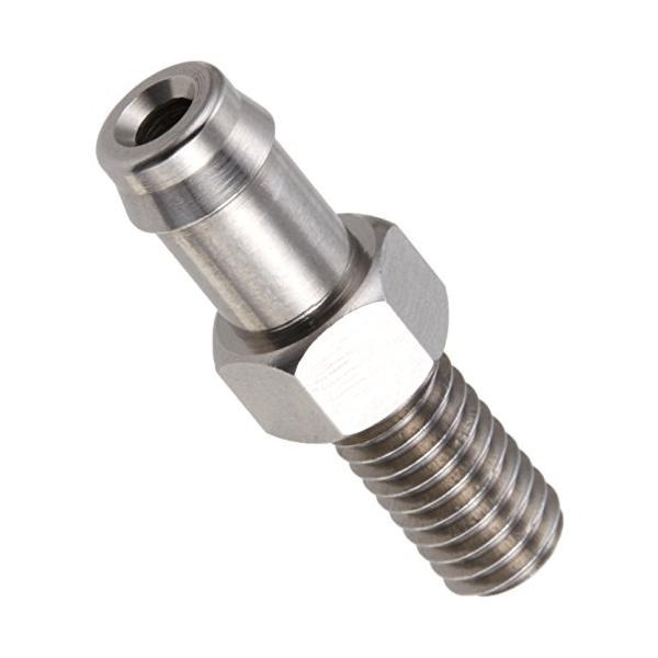 他サイト： キタコ(KITACO) ニップル(M6×P1.0/ステンレス/1ヶ) 汎用 5mmホース用 K-CON 0900-990-90006の商品画像