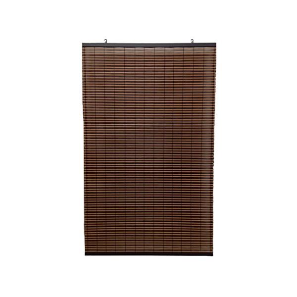 ・こげ茶 約88×135cm 4978860051516・・PatternName:ボーダーブラック・88×135cm・本体サイズ:約88×135cm・素材・原材料:本体 PP 上下レール・PS、編糸 ポリエステル、付属フック PP・生産国:日本