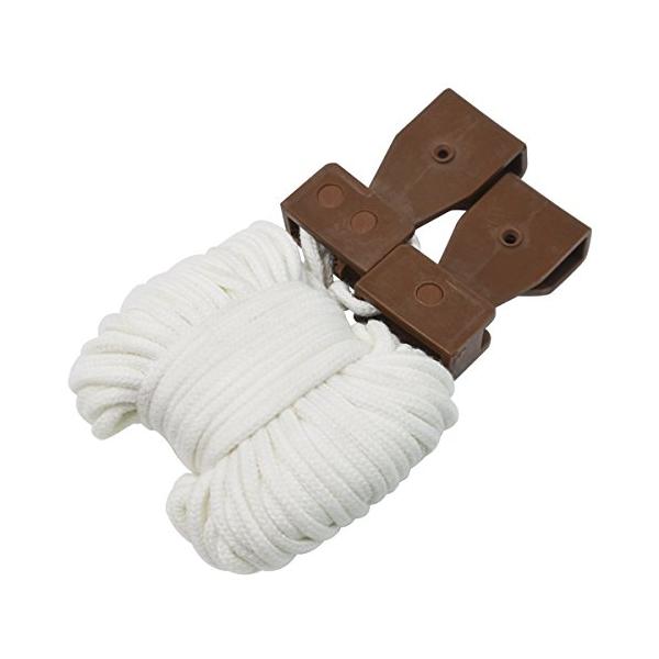 ・ブラウン 176×220cm以下用 No.220・サイズ:幅2.5×高さ5cm・素材・材質:本体=ポリプロピレン・ポリアセタール ヒモ=外側/綿・レーヨン混紡、芯/ナイロン・生産国:中国