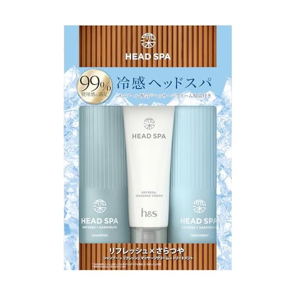 h&s 深体験ヘッドスパ (エイチアンドエス) h&s深ヘッドスパ シャンプー&トリートメント+リフレッシュマッサージクリーム 435g+435