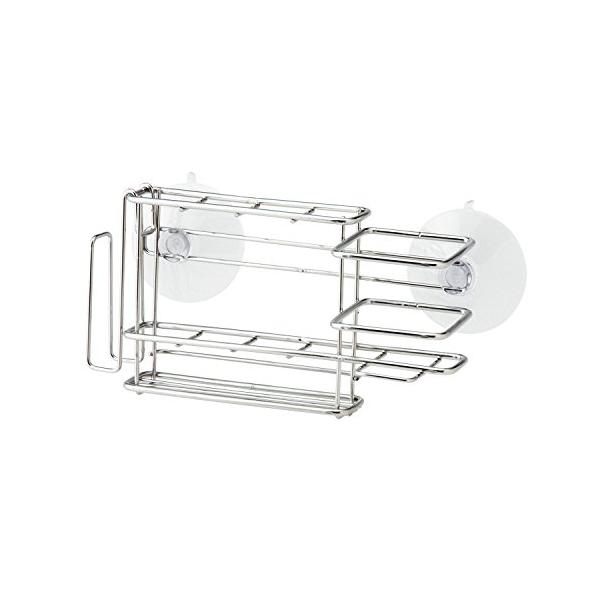 ・マルチ なし BB-082・サイズ:17×5.5×9cm・耐荷重:1.5kg・取付方法:吸盤(補助板付き)・吸盤で取り付けできる、歯ブラシホルダー。・丈夫でサビにくいステンレス製。