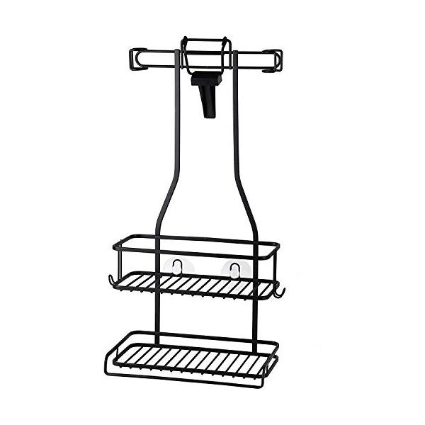 ・ブラック 製品サイズ:(約)幅27.5×奥行14.5×高さ50cm AZ-5078・・PatternName:シャワーラック 2段・製品サイズ:(約)幅27.5×奥行14.5×高さ50cm・製品重量:(約)0.85kg・素材・材質:本体/...