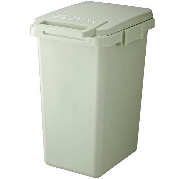 他サイト： リス ゴミ箱 ワンハンド ハンドル付き ライトグリーン 45L ecoコンテナスタイル2 日本製 CS2-45Jの商品画像