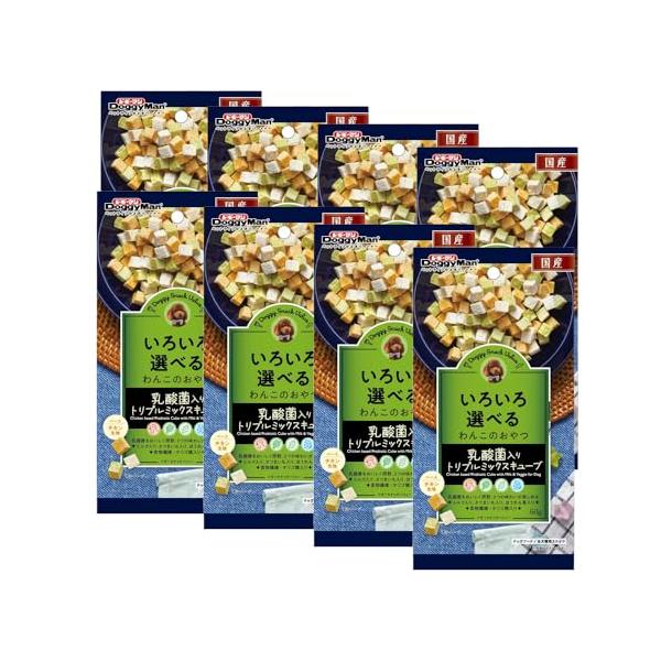 ドギースナックバリュー 乳酸菌入りトリプルミックスキューブ