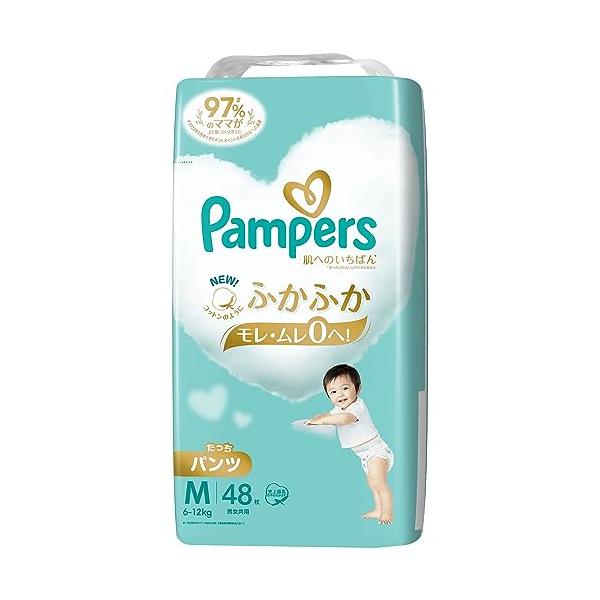 パンツ Mたっちサイズ】パンパース オムツ 肌へのいちばん (6~12kg) 48
